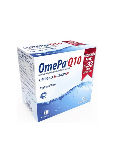 Omepa Q10 Ubiquinol Avantajlı Paket 90 Kapsül