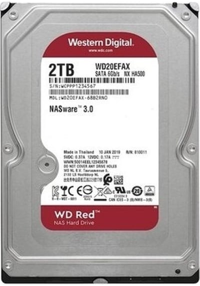 Wd Red 3,5 2tb 64mb 5400rpm Wd20efax