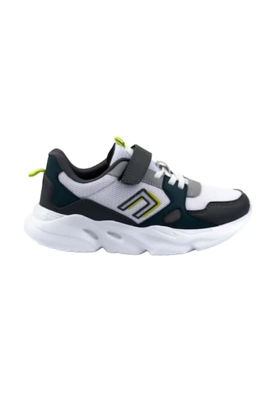 Cool Unisex Çocuk Cırtlı Rahat Günlük Sneaker Spor Ayakkabı Tokyo Petrol Beyaz Beyaz - Petrol