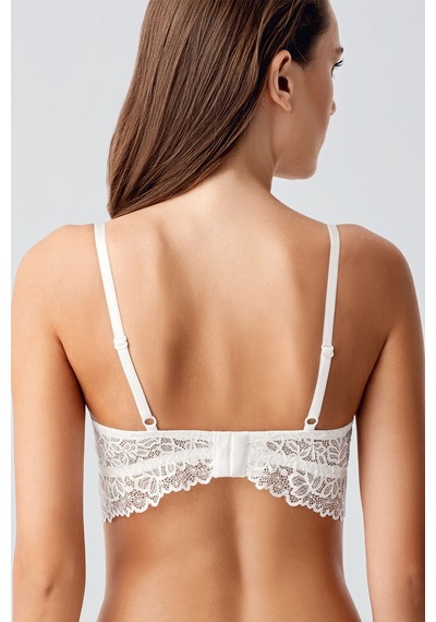 Newbra Destekli Straplez Bralet Sütyen - Ekru