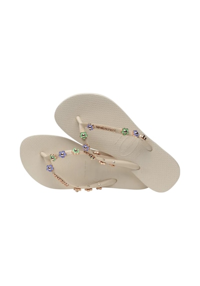 Havaianas Slim Stylish Beige Kadın Gold Terlik Gold Altın