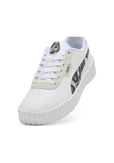 Puma Carina 3.0 Snake Chic Kadın Ekru Sneaker Ekru