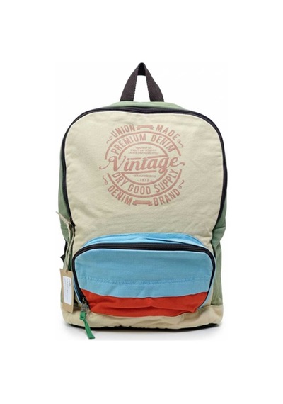 Old Cotton Cargo New Komor Bag Sırt Çantası Çok Renkli