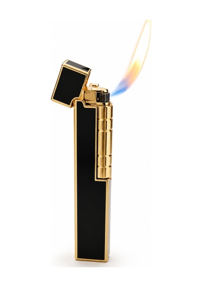 Vindiesel Siyah Gold Slim Soft Flame Metal Çakmak Tr10008