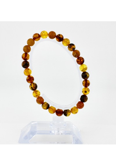 Kehribar Bileklik Kure Tasarım Ambergold Blk23-92 Çok Renkli