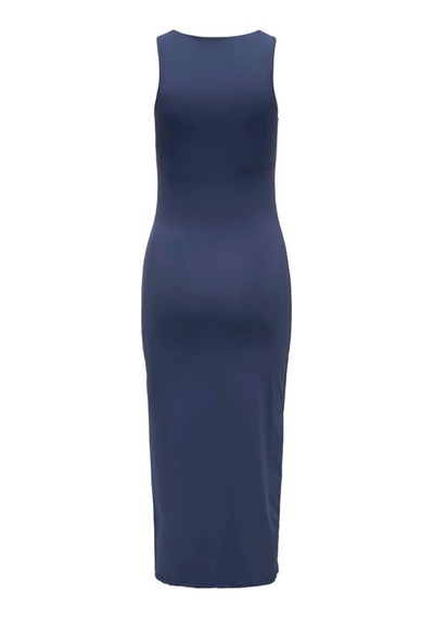 ONLY Onlea S/l Long Slıt Dress Jrs Lacivert Cok Renklı