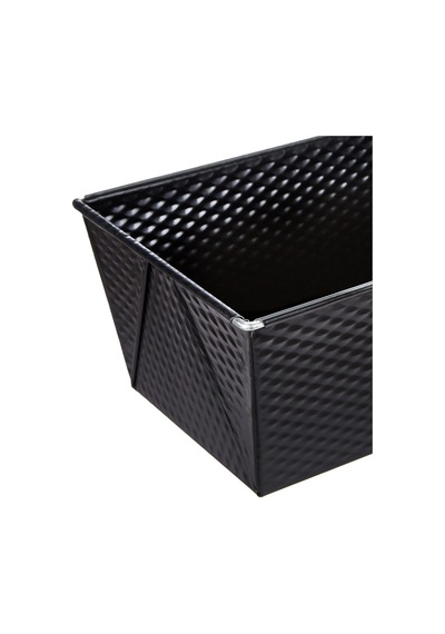 Kaiser Klasik Kısık Kutu Kalıbı 35 X 15,5 X 10 Cm, Yapışmaz Ekmek Pişirme Kalıbı, Ekşi Hamuruna Siyah