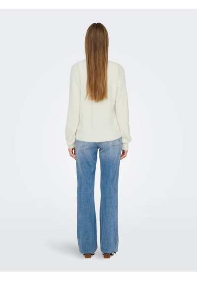 Only Onlella Piumo Ls Cardigan Knt Kadın Ceket 15259564 Ekru