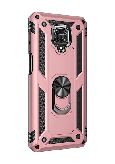 Teknomoda Xiaomi Redmi Note 9 Pro Tank Zirh Metal Yüzüklü Standli Kilif 471594932