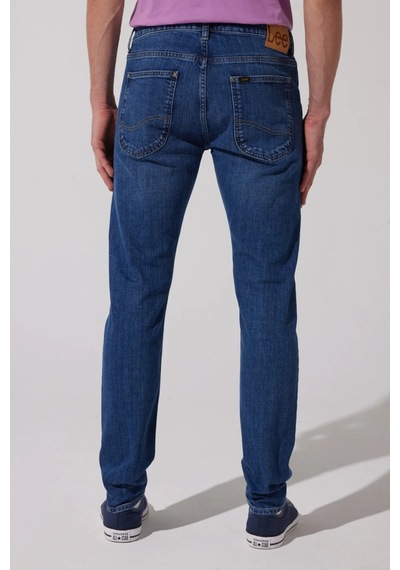 Lee Slim Fit Dar Paça Mavi Erkek Kot Pantolon L719nlqn 001