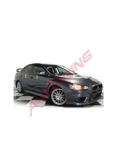 Mitsubishi Lancer Krom Cam Çıtası Tk 2008 Üzeri Paslanmaz Çelik N11.3754