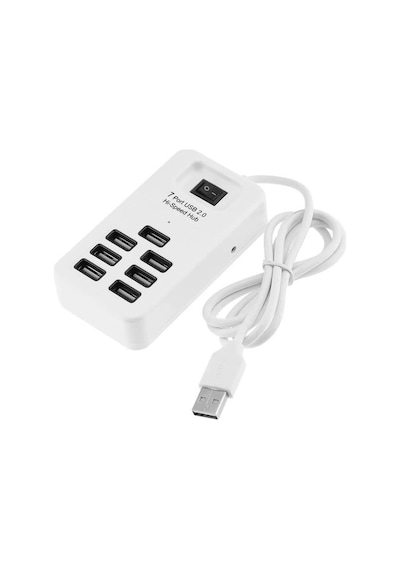 Fully S-802j 7 Port Usb 2.0 Anahtarlı Ve 1 Metre Kablolu Hub Çoklayıcı
