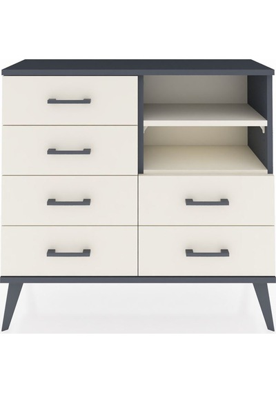 Arges Şifonyer 2 Raflı 6 Çekmeceli 88x30x80 Antrasit-aytaşı Aytaşı Arges Şifonyer 2 Raflı 6 Çekmeceli 88x30x80 Antrasit-aytaşı Aytaşı