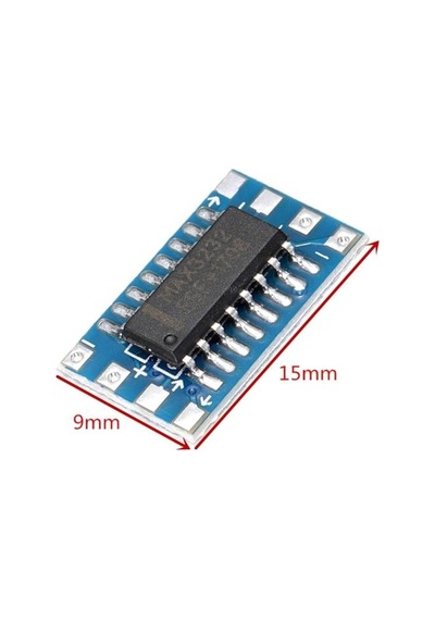 Seri Port Mini Rs232 - Ttl Dönüştürücü Adaptör Modül Kartı Max3232
