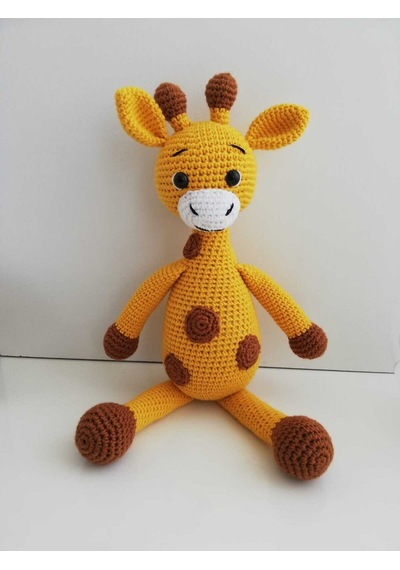 Amigurumi Sevimli Zürafa Uyku Arkadaşı
