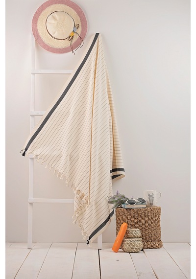 Sungate Peştemal Ekru %60 Pamuk %40 Bambu 95x180cm