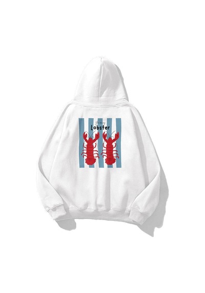 Startmore Unisex You Are My Lobster Sweatshirt Beyaz Beyaz