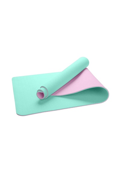 Ekolojik 6mm Tpe Yoga Matı Pilates Minderi Nane Yeşili Genel