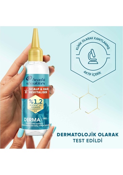 Dermaxpro Scalp & Hair Revitaliser Dökülme Karşıtı Durulanmayan Saç Derisi Serumu Kafein Ve Seramid İle 145ml