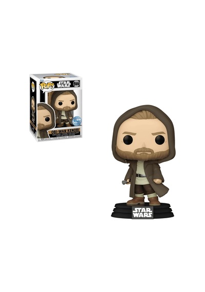 Funko Pop Obi-wan Kenobi In Jedi Robe 544 Exclusive Box And Slip