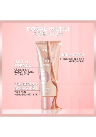 Glotion All-ın-one Doğal Işıltı Aydınlatıcı Losyon - 902 Light Glow Genel