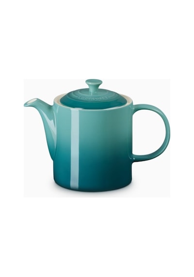 Le Creuset 4 Fincan Kapasite Şık Tasarım Büyük Seramik Demlik Turkuaz