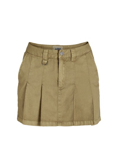 Jack & Jones Kadın Mini Boy Pileli Etek - Alexia - 12271679 Kelp Çok Renkli