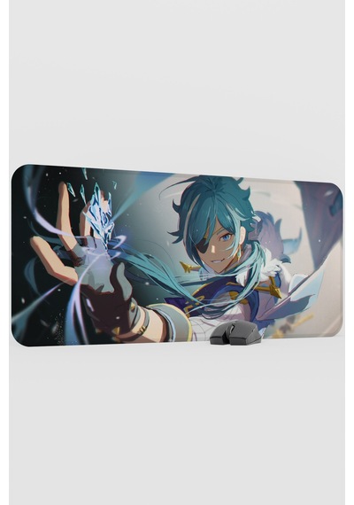 Kaeya Genshin Impact Anime Oyuncu V2 - 90x40 Xxl Gaming Mouse Pad Fare Altlığı