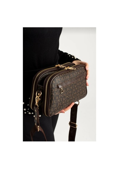 Just Polo Günlük Kombinlere Uygun Kadın Omuz Çantası 6011mh Kahve 25341470
