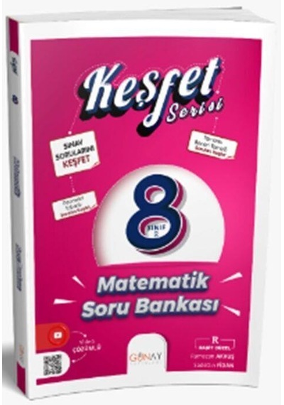 8. Sınıf Keşfet Plus Serisi Matematik Soru Bankası Günay Yayınları