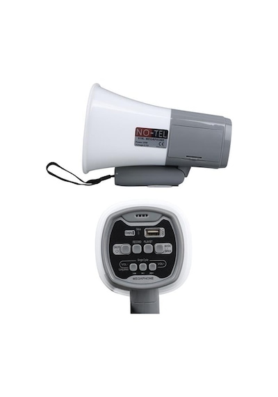 No-tel 918l Bluetooth-usb-siren-ses Kayıt Özelikli Dahili Bataryalı 25 Watt Mini El Tipi Megafon