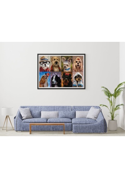 Nova 1000 Parça Puzzle - Sevimli Köpek Yavruları
