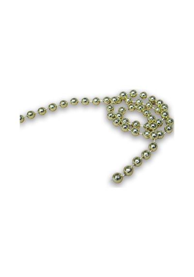 Plastik İnci Dizi 8mm 1 Metre Altın
