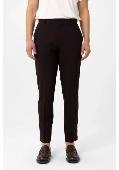 Antioch Slim Fit Comfort Erkek Pantolon Koyu Kahve