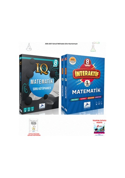 Paraf 8. Sınıf Lgs Matematik Iq+interaktif 2 Kitap Seti