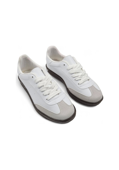 Retrowalk Beyaz Retro Rahat Kadın Sneaker Spor Ayakkabı Beyaz