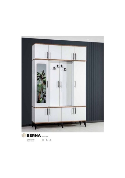 Berna Portmanto Beyaz