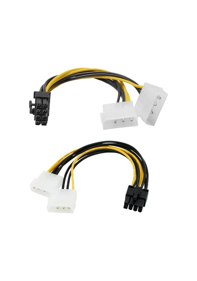 Ancheyn 8 Pin Pci Express Ekran Kartı Power Güç Çoklayıcı Çeviric