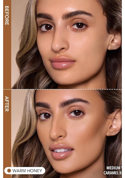 Sheglam Precision Sculpt Sıvı Kontur Duo Hassas Uygulama İçin Çift Uçlu Aplikatör İle Makyaj Makyaj Setleri Warm Honey