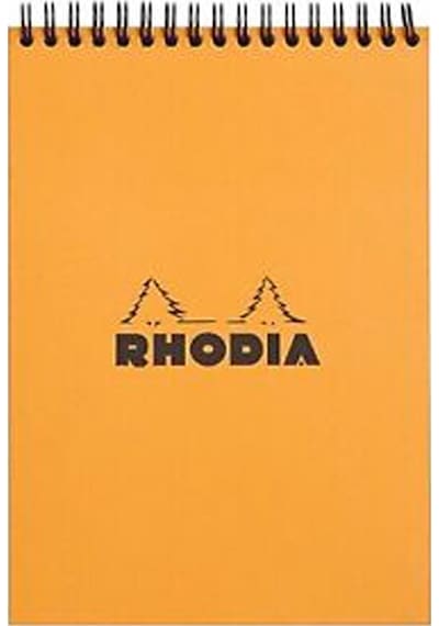Rhodia Basic A5 14.8X21 Cm Çizgili 80 Sayfa Turuncu Kapak Üstten