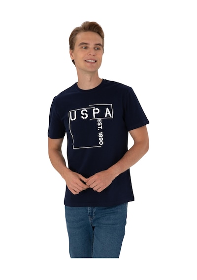 U.S. Polo Assn. Erkek Regular Fit Bisiklet Yaka Tişört Lacivert