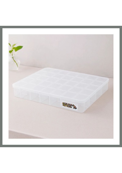 Bezos Şeffaf Organizer Box 40 Bölmeli Mmbz