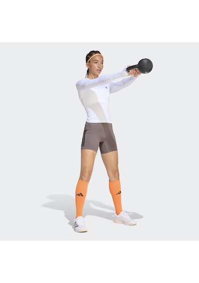 Adidas Primelift Essentials Workout Beyaz Kadın Uzun Kollu T-shirt Kd2211 Beyaz