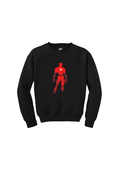 Flash Grunge Siyah Sweatshirt