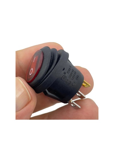 Ic-131w Yuvarlak Işıklı Anahtar Su Geçirmez 3p