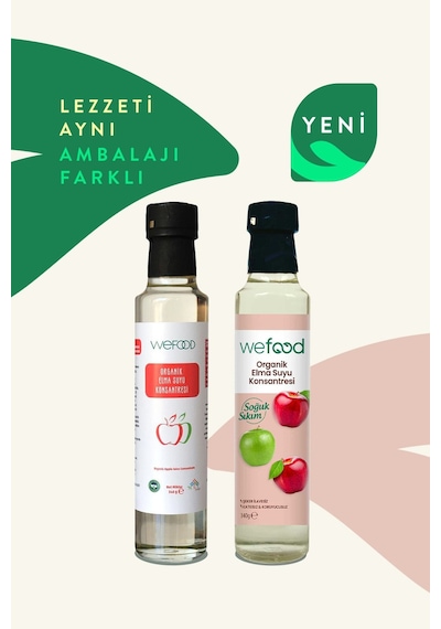Wefood Organik Elma Suyu Konsantresi 340 ml
