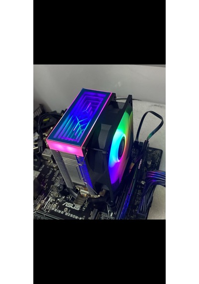 G20 İntel Ve Amd Uyumlu Cpu Soğutucu Rgb Fanlı 2 Bakır Borulu