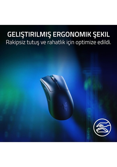 Razer Deathadder V3 Pro + Razer Hyperpolling Kablosuz Adaptör - U