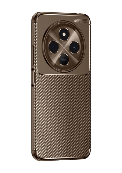 Spark 30c Kılıf Auto Focus Karbon Kapak - Kahverengi