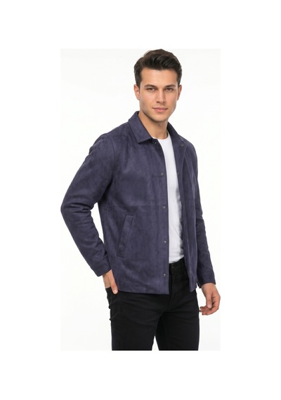 Dynamo Erkek Siyah Regular Fit Mevsimlik Süet Spor Mont Bgl-st05436 Lacivert